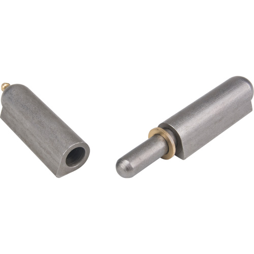 Charni&egrave;re &agrave; souder, 0,787" dia. x 5,906" lo, Acier doux a/goupille fixe en acier Kelford