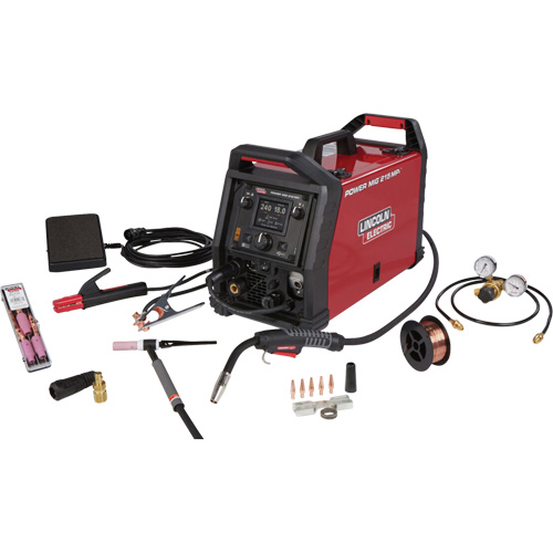 Soudeuse &agrave; proc&eacute;d&eacute; multiple POWER MIG 215 MPi TIG One-Pak, 120 V/230 V, 1 Ph, 60 Hz Kelford