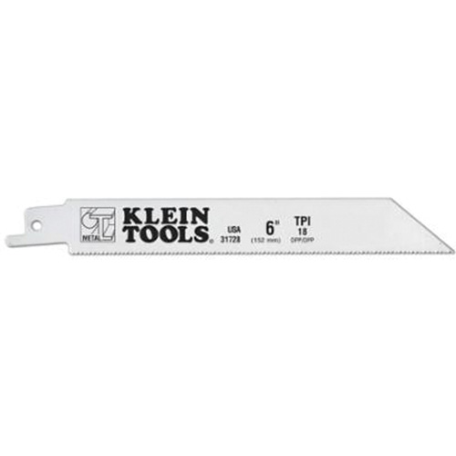 Lames de scie alternative, Bim&eacute;tal, 18 Dents par pouce, 6" lo x 3/4" la Kelford