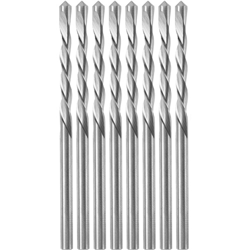 8-Piece Guidepoint Spiral Saw Bit with 1/8" Diameter, 1/8", 3/4" Flute Kelford
