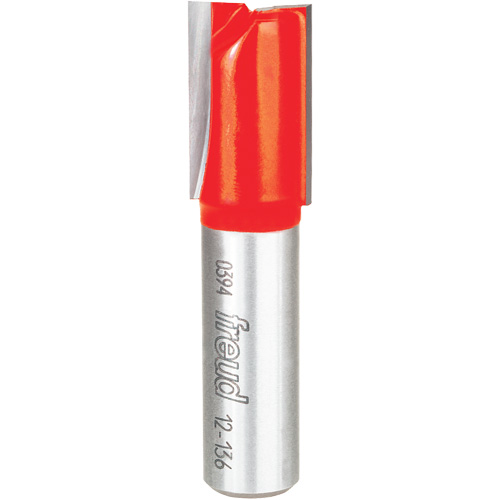 Fraise - foret droit &agrave; double cannelure, 5/8" dia, 1-1/2" ha, 2-1/2" lo, 1/2" Manche Kelford