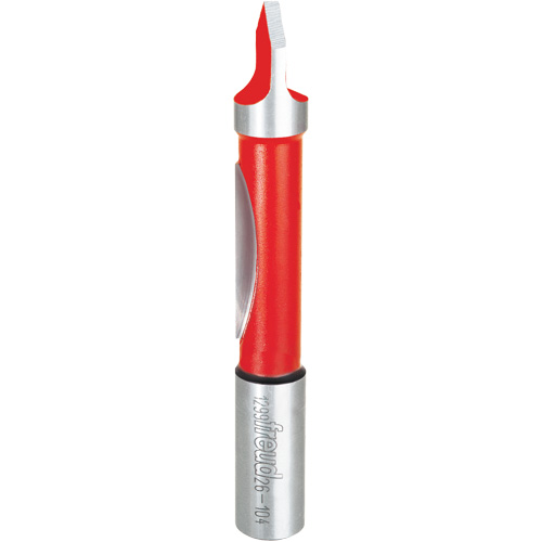 Fraise - foret guide pour panneau, 1/2" dia, 1-1/4" ha, 3-3/4" lo, 1/2" Manche Kelford