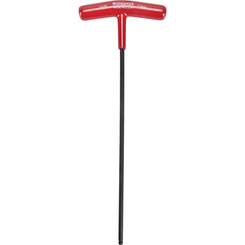 Individual Hex Keys - Metric, Ball End, 4 mm x 8.7" L, T Handle Kelford