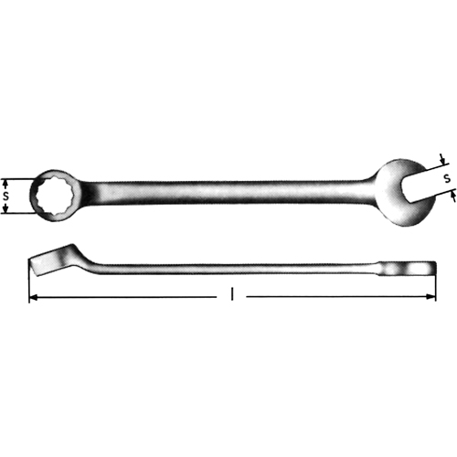 Combination Wrenches, 3/8", 6-5/16" Length Kelford