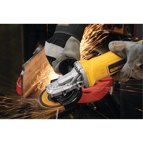 Petite meuleuse d'angle avec interrupteur &agrave; palette, 4-1/2", 120 V, 9 A, 12 000 Tr/min Kelford