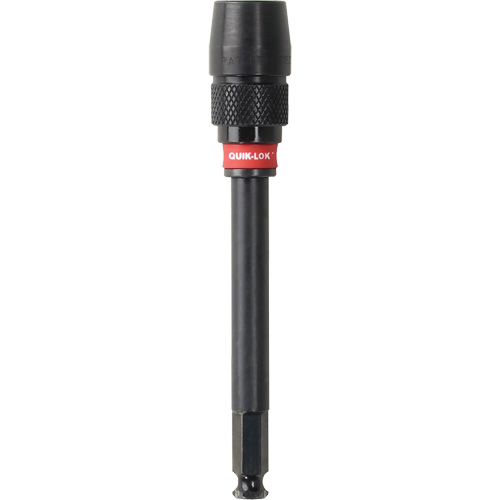 Quik-Lok Impact Drill Bit Extension, 7/16" Max. Diameter, 5-1/2" Length, 7/16" Shank Kelford