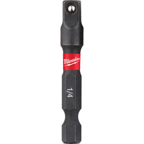 Shockwave Impact Driver Socket Adapters, 1/4" Drive Size, 1/4" Male Size, Ball, 1-7/8" L Kelford
