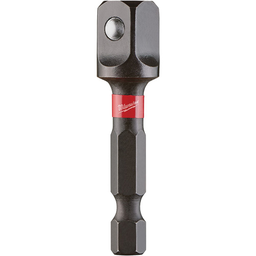 Shockwave Impact Driver Socket Adapters, 1/4" Drive Size, 3/8" Male Size, Ball, 1-7/8" L Kelford