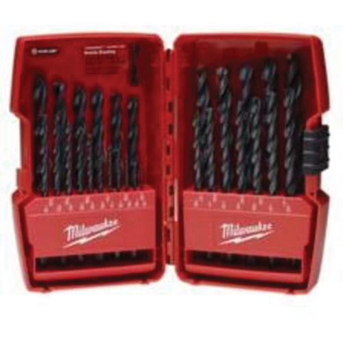 Jeu de forets &eacute;tag&eacute;s Thunderbolt, 29 morceaux, Acier rapide Kelford