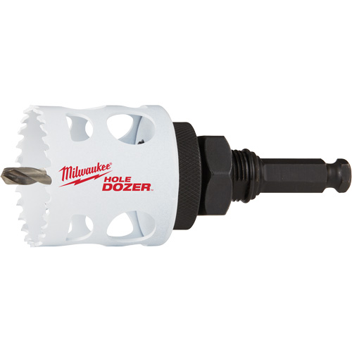 Hole Dozer Hole Saw with Arbor, 2", 1-5/8" Depth of Cut, Bi-Metal Kelford