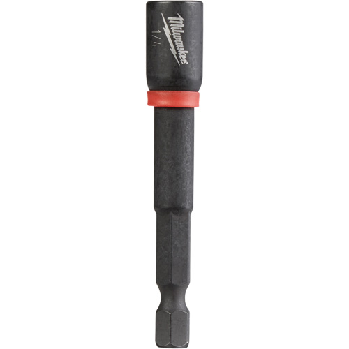 Shockwave Impact Duty Nut Driver, 1/4" Tip, 1/4" Drive, 2-9/16" L, Magnetic Kelford