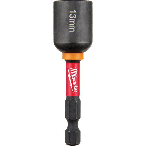 Shockwave Impact Duty Nut Driver, 1/4" Tip, 13 mm Drive, 2-9/16" L, Magnetic Kelford