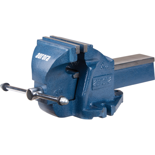 Heavy-Duty Bench Vise, 6" Jaw Width, 3-1/2" Throat Depth Kelford