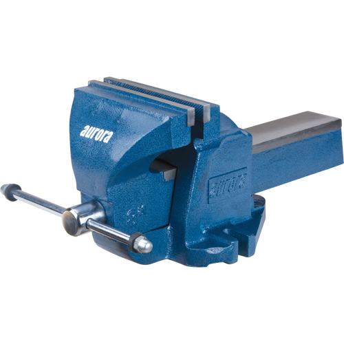 Heavy-Duty Bench Vise, 8" Jaw Width, 4" Throat Depth Kelford