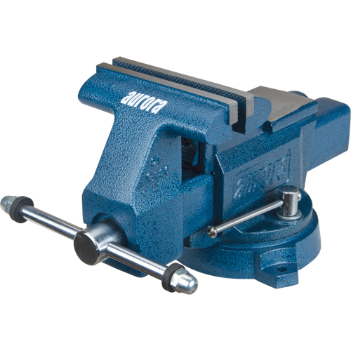 Utility Workshop Vise, 6" Jaw Width, 3-4/10" Throat Depth Kelford