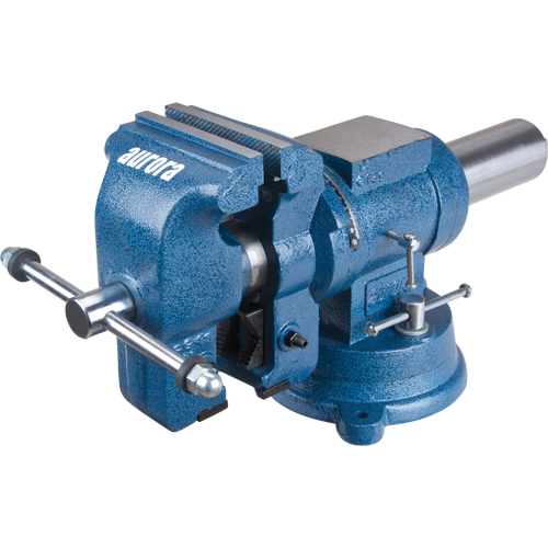 Multi-Purpose Bench Vise, 5" Jaw Width, 3-1/10" Throat Depth Kelford
