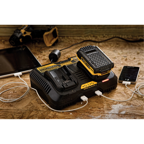 Borne de recharge Max pour chantier, 12 V/20 V, Lithium-ion Kelford
