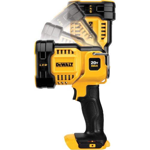Max Cordless Jobsite Spotlight, LED, 1000 Lumens, Rechargeable Batteries Kelford