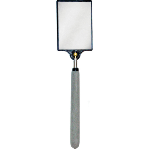 Inspection Mirror, Rectangular, 3-1/2" L x 2-1/2" W, Telescopic Kelford