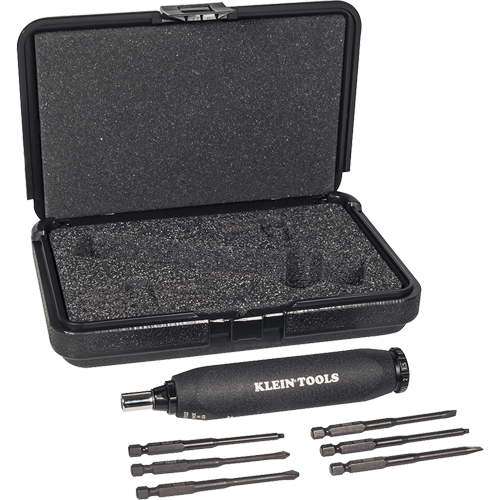 Torque Screwdriver Set, 5 - 40 in. lbs. Torque Range, 5" Length Kelford