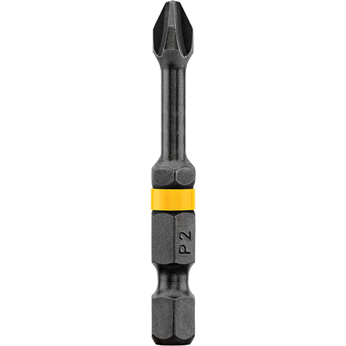 Embout Impact Ready no 2 Phillips 2' de Dewalt, Phillips, Embout #2, Prise 1/4", Longueur 2" Kelford