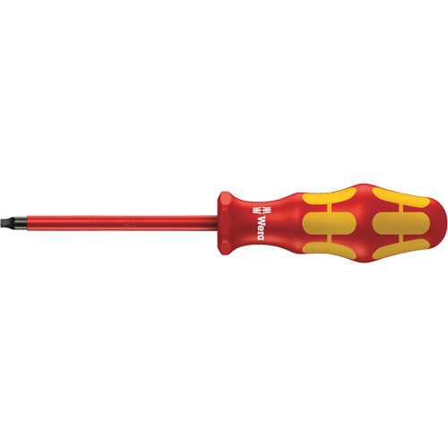 160 iS VDE Insulated Square point screwdriver, #2 Tip, Round, 12" L, Plastic Handle Kelford