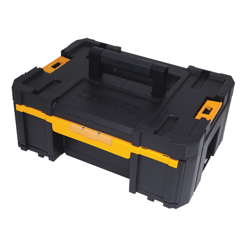 TSTAK&reg; III Tool Box with Single Deep Drawer, 16-3/4" x 12-1/4" x 6-7/8", Black Kelford