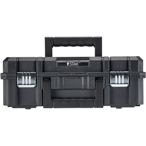 Coffre &agrave; outils avec dessus plat TSTAK II, 17-1/4" x 13" x 6-3/8", Noir Kelford