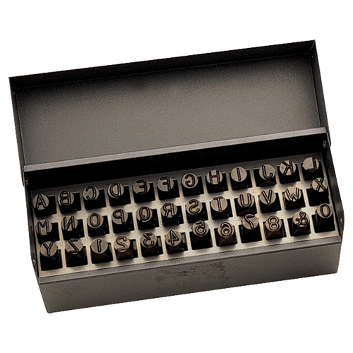 Letter & Number Hand Stamp Set, 36 Pieces Kelford