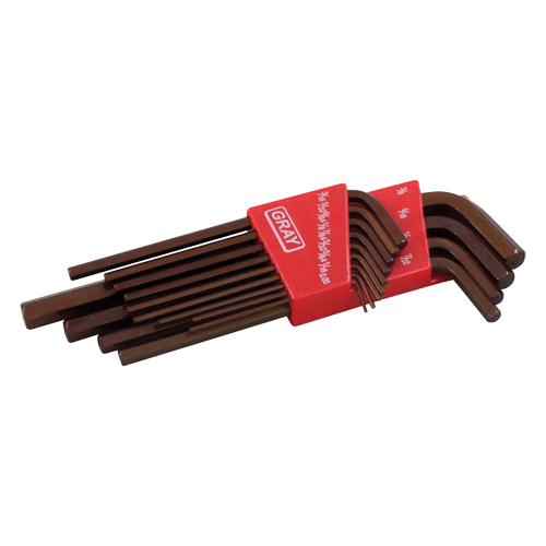 Long Arm Hex Key Set, 13 Pcs., Imperial Kelford