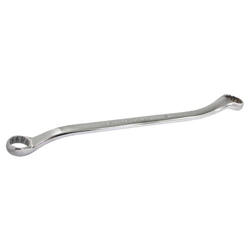 Box Wrench, 12 Point, 13/16" x 7/8", 15° Offset, Chrome Finish Kelford