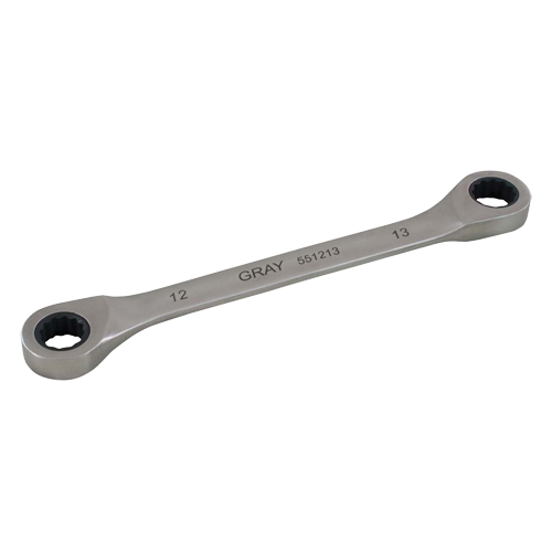 Cl&eacute; &agrave; cliquet polygonale double pour engrenage, 12 pans, 8 mm x 9 mm, Fini Ordinaire Kelford