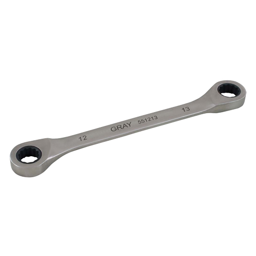 Cl&eacute; &agrave; cliquet polygonale double pour engrenage, 12 pans, 12 mm x 13 mm, Fini Ordinaire Kelford