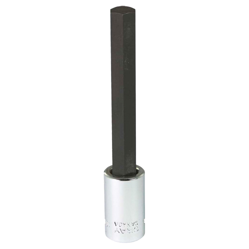 Extra Long Bit  Socket, 10 mm x 4" L, 3/8" Drive Kelford