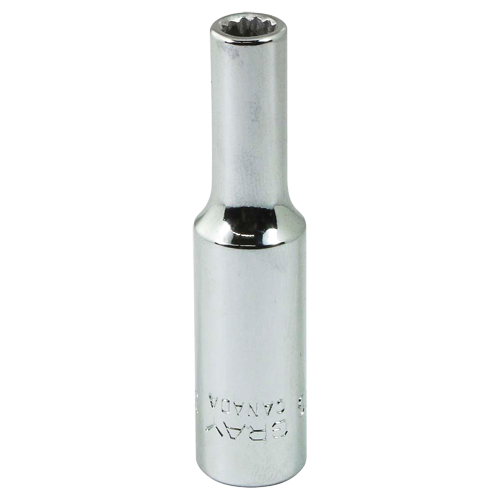 Socket, 3/16", 1/4" Drive, 12 Points Kelford