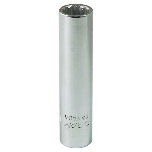 Socket, 5/16", 1/4" Drive, 12 Points Kelford
