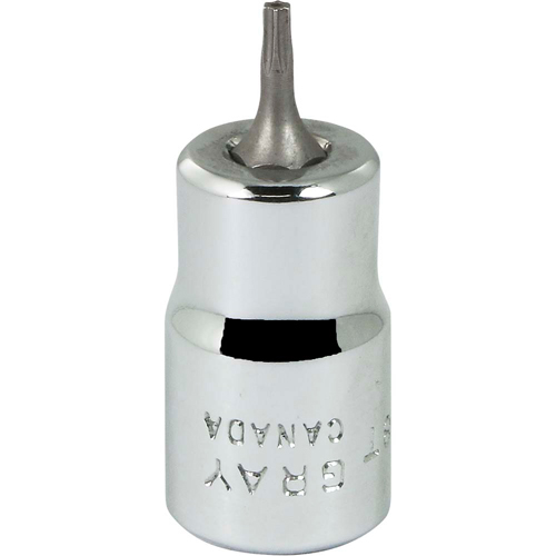 Bit Socket, Torx&reg;, T8 x 2-1/8" L, 3/8" Drive Kelford