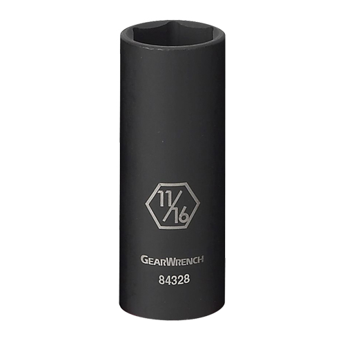 Douille, Chocs, 5/16", Prise 3/8", 6 pans, Profond Kelford