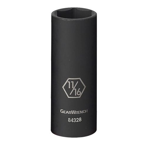 Douille, Chocs, 3/4", Prise 3/8", 6 pans, Profond Kelford