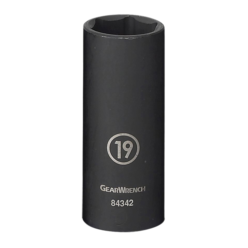 Douille, Chocs, 17 mm, Prise 3/8", 6 pans, Profond Kelford