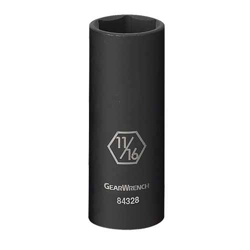 Douille, Chocs, 15/16", Prise 3/8", 6 pans, Profond Kelford