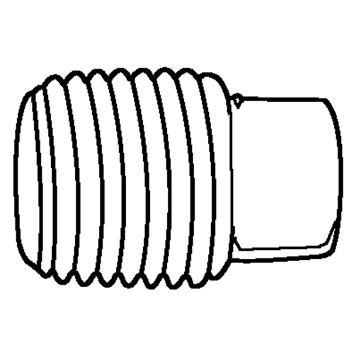 Bouchon de tuyau (t&ecirc;te carr&eacute;e), 1/8" dia., Laiton Kelford
