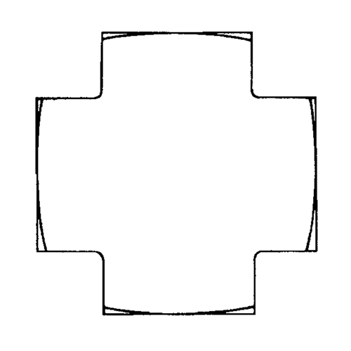 Cross 1/8" NPT Kelford