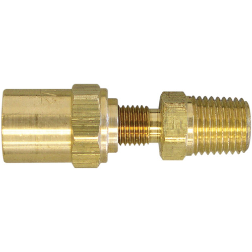 Raccord pour boyau r&eacute;utilisable filetage NPT 1/4", 5/8" dia., Laiton Kelford