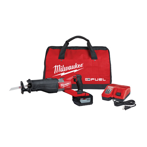 M18 Fuel Super Sawzall&reg; Reciprocating Saw Kit, 18 V, Lithium-Ion Battery, 0-3000 SPM Kelford