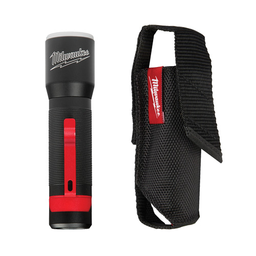 325L Focusing Flashlight with Holster, LED, 325 Lumens, AAA Batteries Kelford