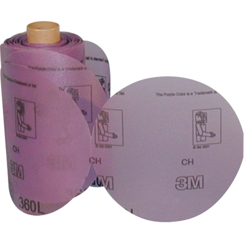 Rouleau de disques abrasifs Stikit 360L, 6" dia., Grain P800, Oxyde d'aluminium Kelford