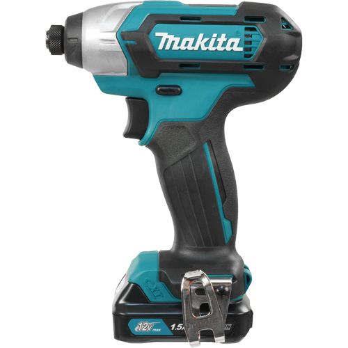 CXT Impact Driver Kit, 1/4", 970 in-lbs Max. Torque, 12 V, Lithium-Ion Kelford