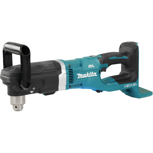 Angle Drill with Brushless Motor (Tool Only), 18 V, 1/2" Chuck, Lithium-Ion Kelford