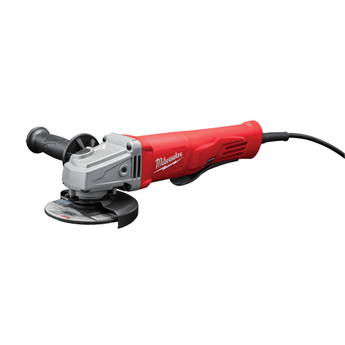 Small Angle Grinder with Lock-On Paddle Switch, 4-1/2", 120 V, 11 A, 12000 RPM Kelford